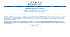 Desktop Screenshot of jordanconsultants.com